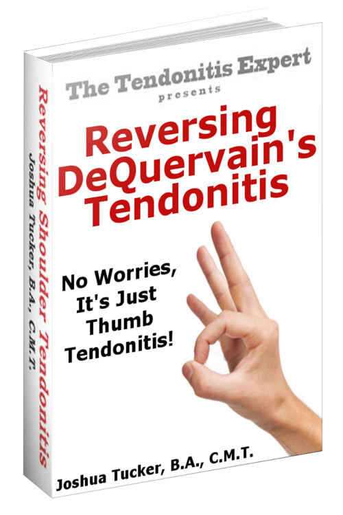 reversing dequervains tendonitis ebook cover