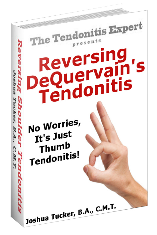 Reversing  DeQuervains Tendonitis ebook cover 