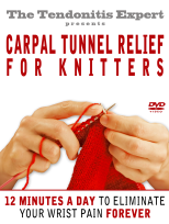 Carpal Tunnel Relief for Knitters DVD cover