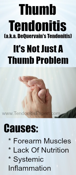 Thumb Tendonitis page graphic